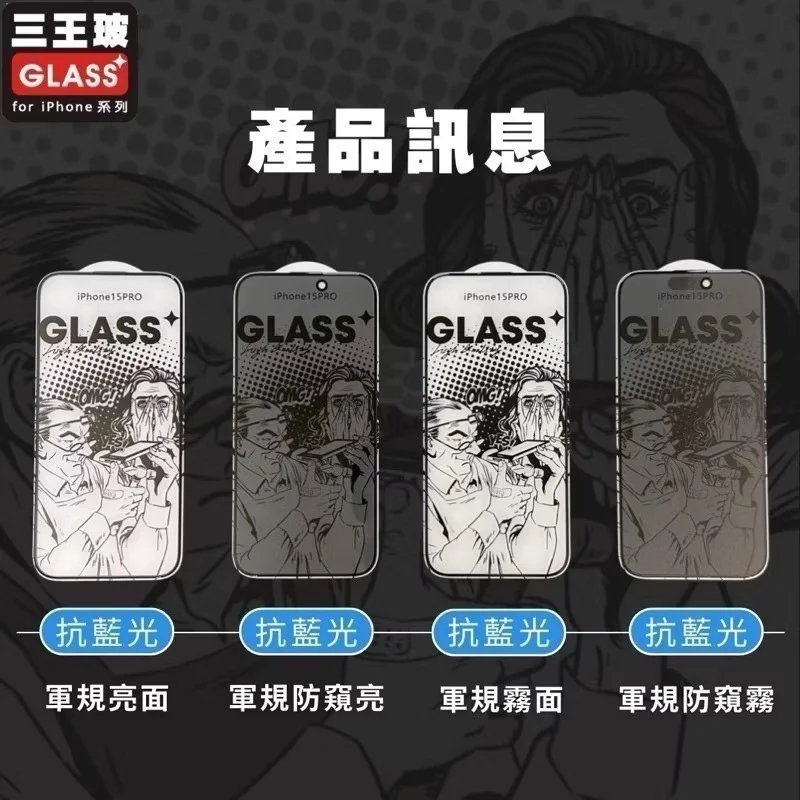 三王無色藍光亮面 - 3