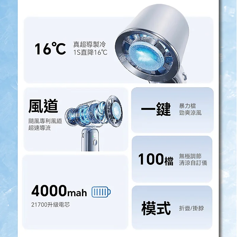 YF08 製冷冰敷強力風扇 - 4