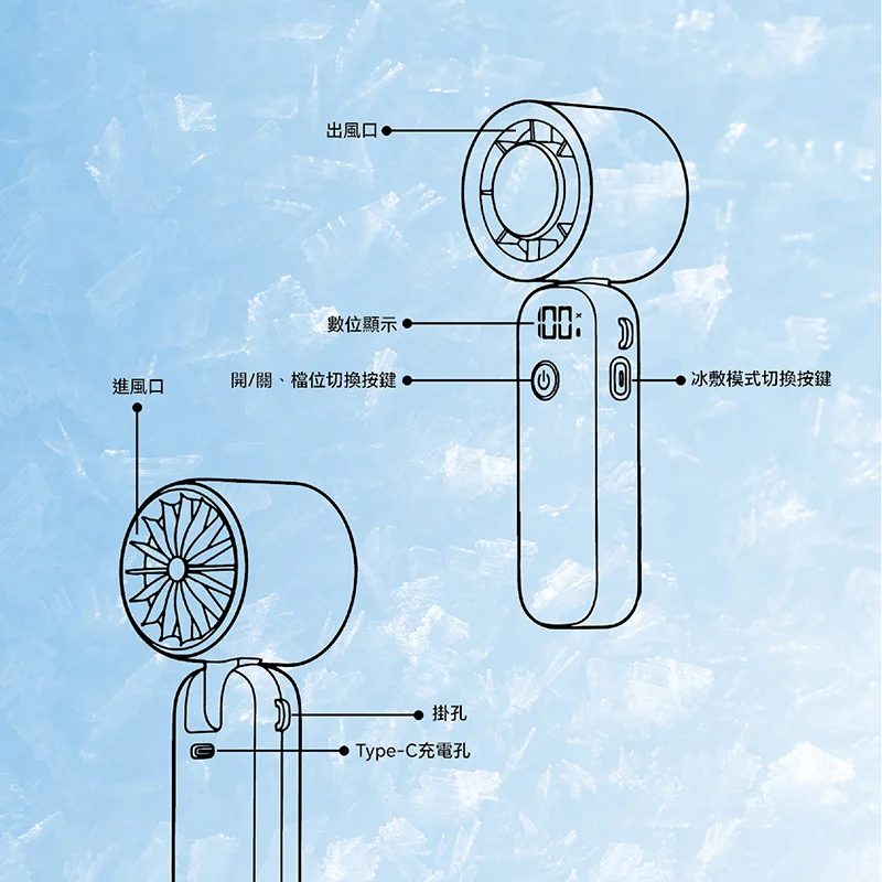 YF08 製冷冰敷強力風扇 - 5