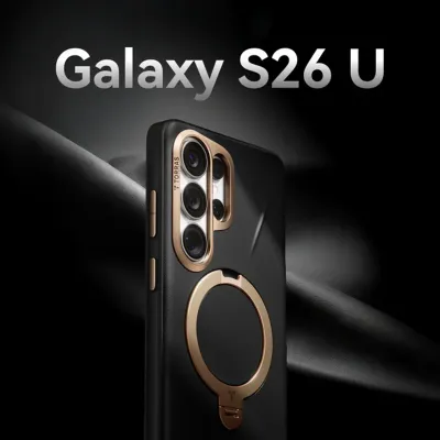 TORRAS-Ostand Spin VegSkin 旋轉支架皮革防摔手機殼 Samsung Galaxy S26 Ultra