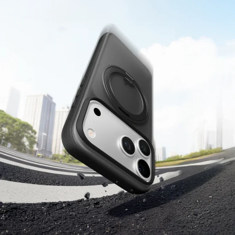  TORRAS-iPhone 17系列-Ostand R Fitness Magnetic 相機按鍵旋轉支架防摔手機殼 - 2