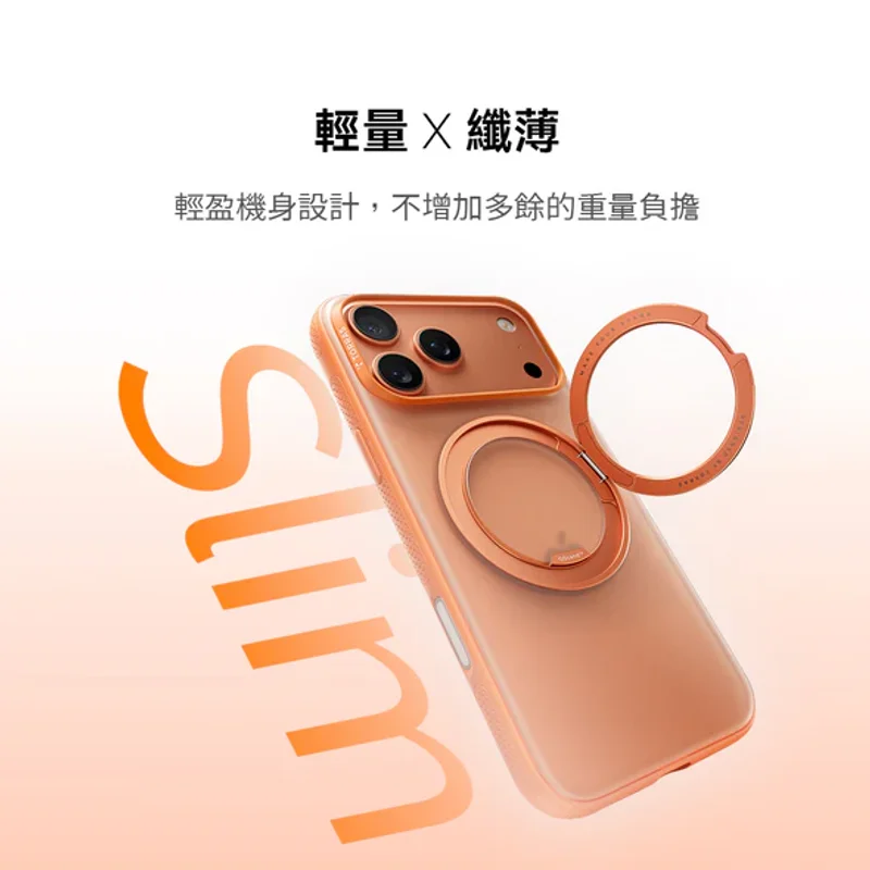  TORRAS-iPhone 17系列-Ostand R Fitness Magnetic 相機按鍵旋轉支架防摔手機殼 - 5