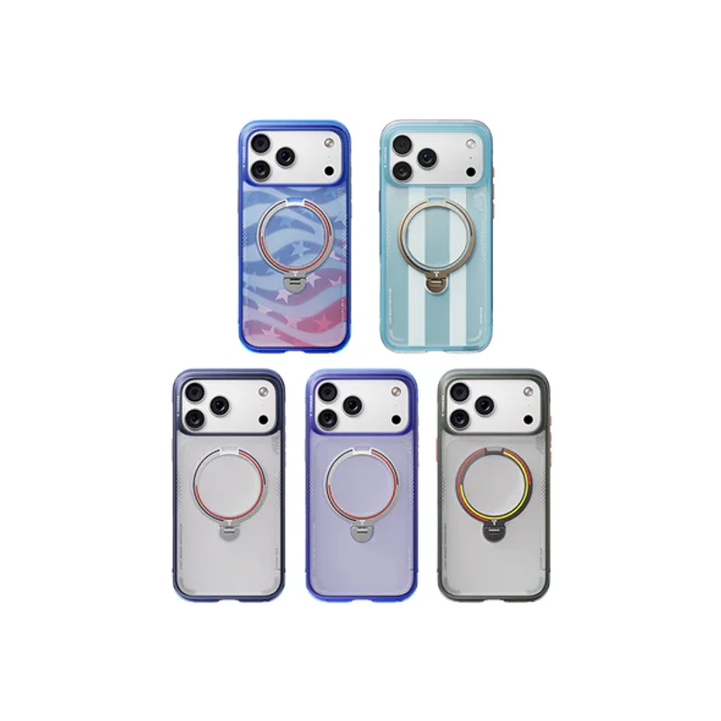 TORRAS- iPhone 17 系列-Ostand Q3 Air 足球系列 旋轉支架防摔氣囊手機殼 - 2