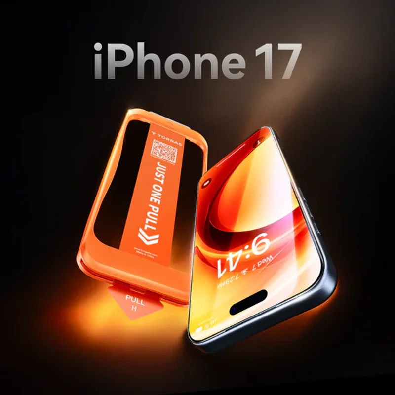 TORRAS-iPhone 17系列 -Insta-II Master 高清滿版手機螢幕鋼化玻璃保護貼  - 1