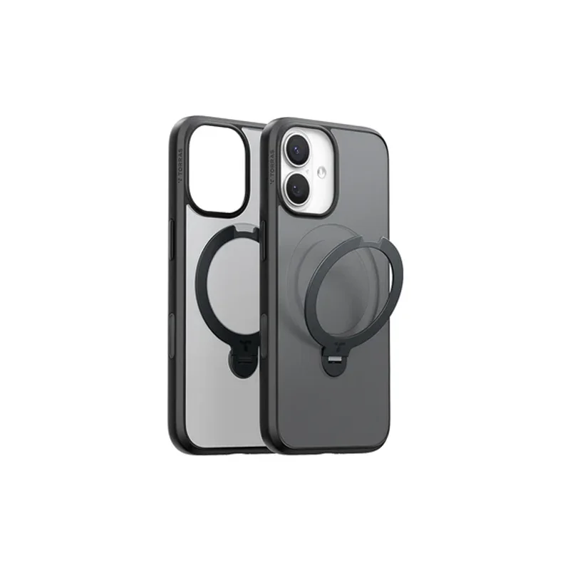 TORRAS- iPhone17系列-Ostand Spin Magnetic 相機按鍵旋轉支架防摔手機殼 - 2