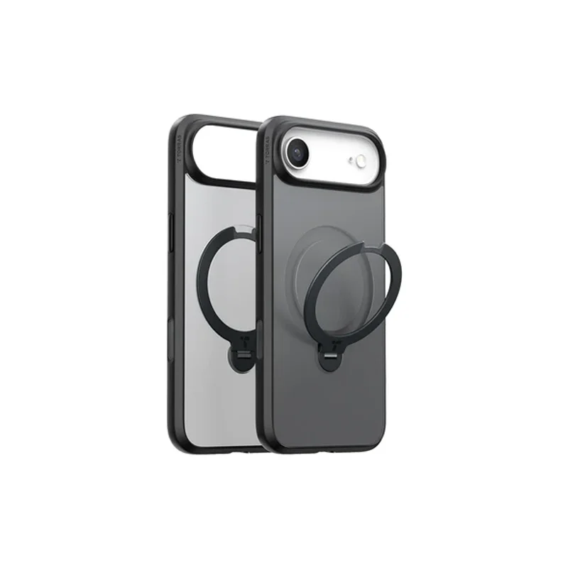 TORRAS- iPhone17系列-Ostand Spin Magnetic 相機按鍵旋轉支架防摔手機殼 - 3