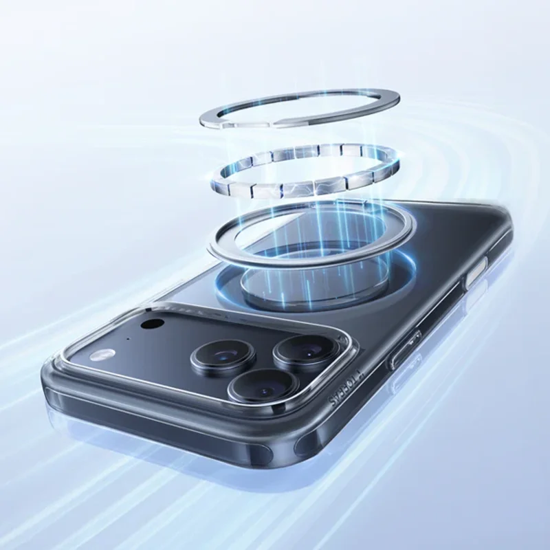 TORRAS-iPhone 17系列- Ostand R Magnetic 相機按鍵旋轉支架防摔手機殼 - 2
