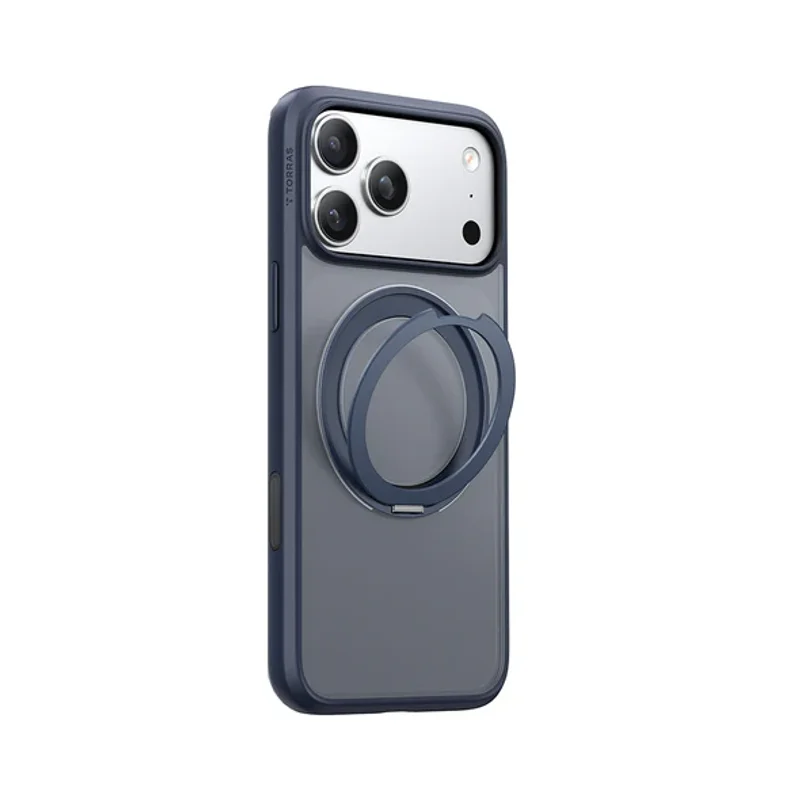 TORRAS-iPhone 17系列- Ostand R Magnetic 相機按鍵旋轉支架防摔手機殼 - 5