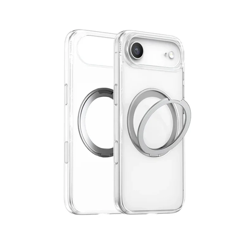 TORRAS-iPhone 17系列- Ostand R Magnetic 相機按鍵旋轉支架防摔手機殼 - 7