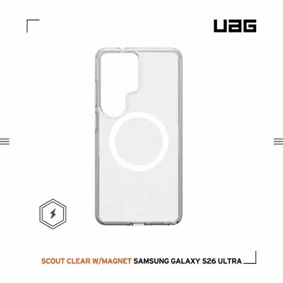 UAG-透明-磁吸耐衝擊極簡保護殼-Sam S26Ultra