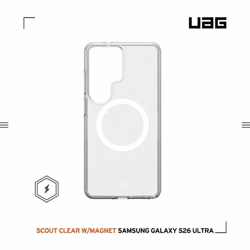 UAG-透明-磁吸耐衝擊極簡保護殼-Sam S26Ultra - 1