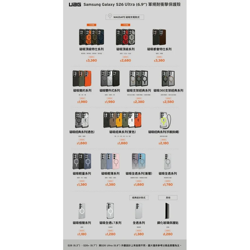 UAG-透明-磁吸耐衝擊極簡保護殼-Sam S26Ultra - 2