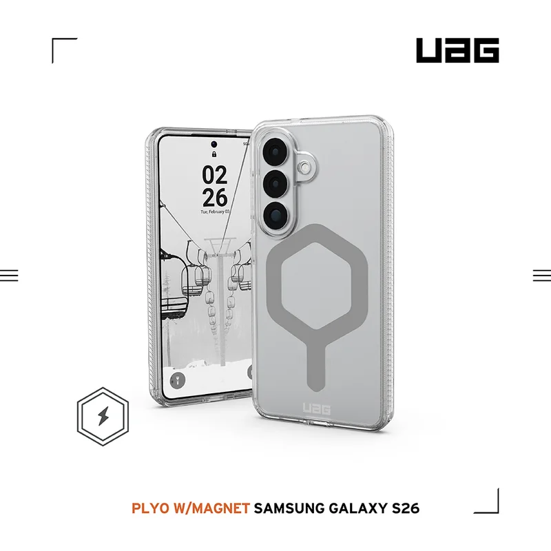 UAG Plyo MagSafe 磁吸耐衝擊全透保護殼-極透明 - Galaxy S26系列 - 3