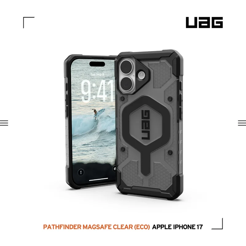 UAG Pathfinder Clear 磁吸耐衝擊經典保護殼-透明 - iPhone 系列 - 6