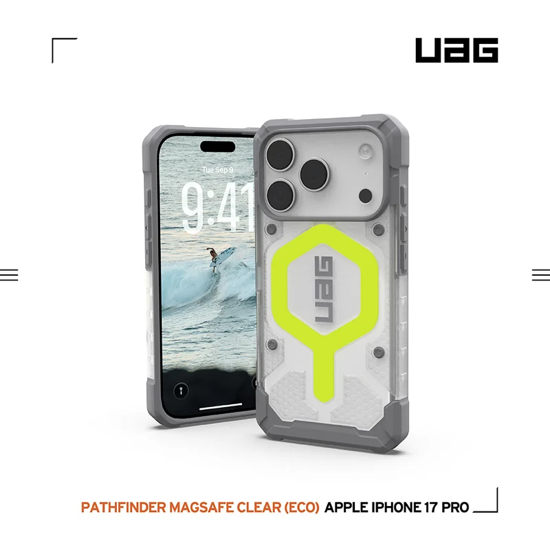 UAG Pathfinder Clear 磁吸耐衝擊經典保護殼-透明 - iPhone 系列 - 2