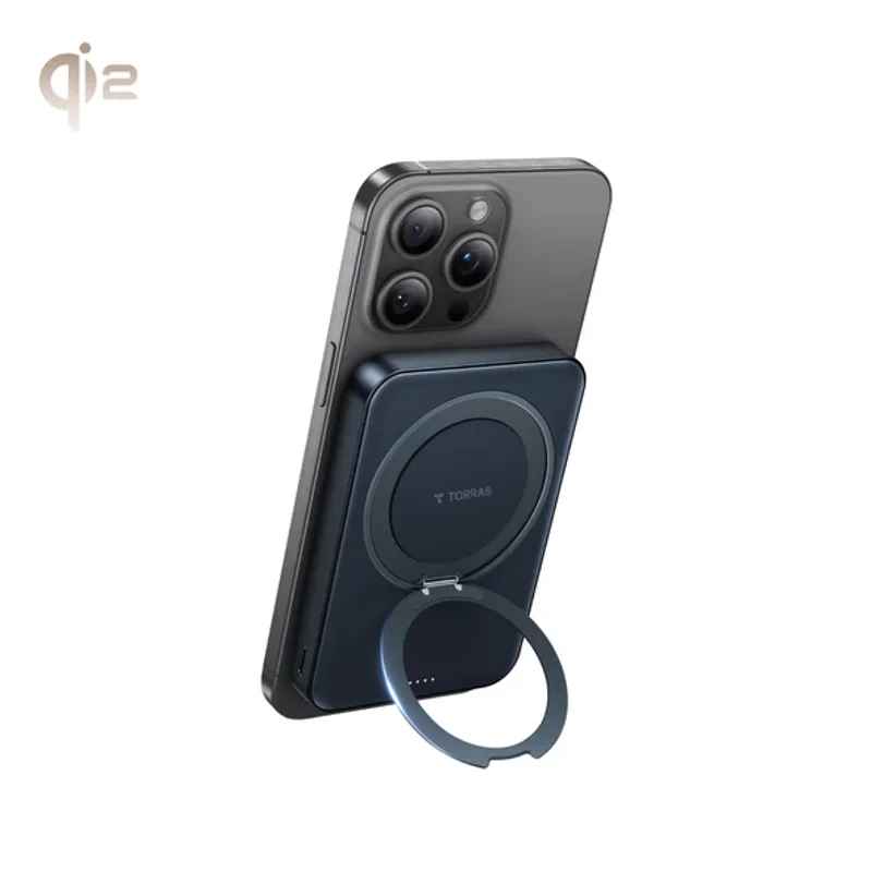  TORRAS-Ostand Qi2 10000mAh MagSafe磁吸旋轉支架行動電源 - 2