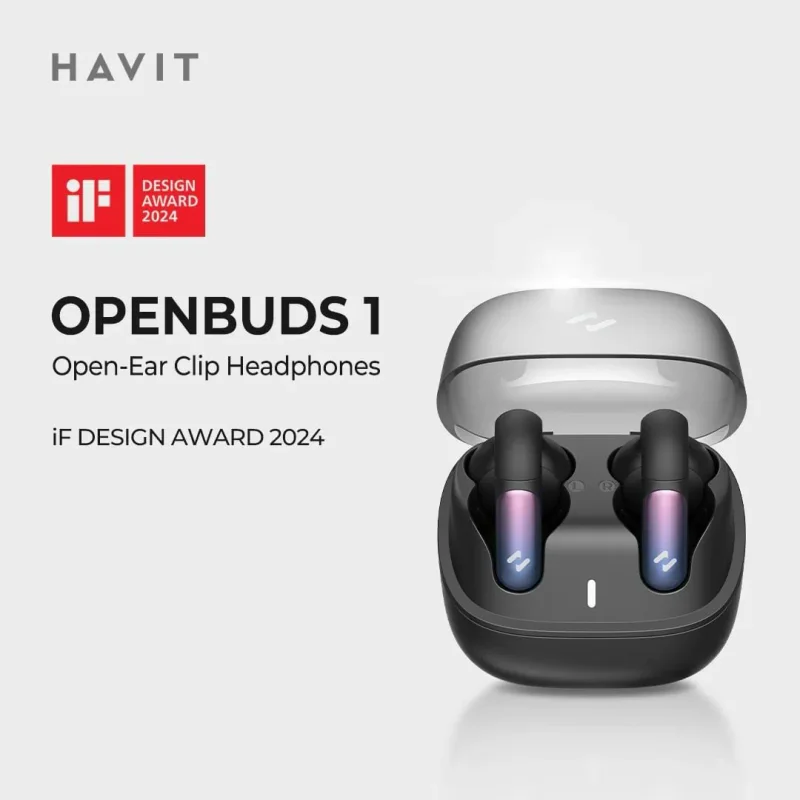 HAVIT 真無線開放式藍芽耳機 - 3