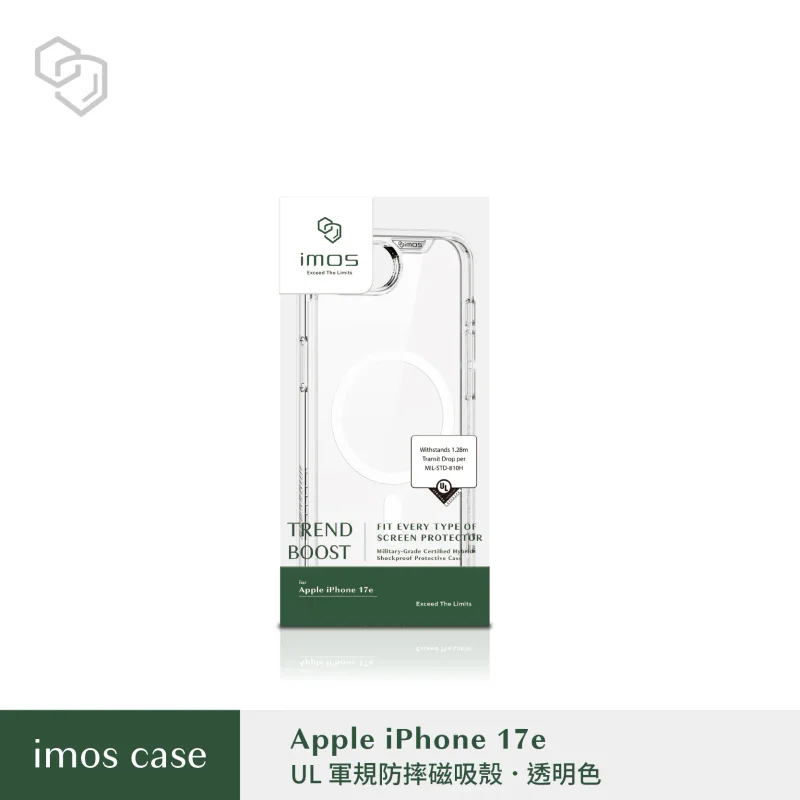 IMos iPhone17e/16e 磁吸軍規防震保護殼-2色 - 2