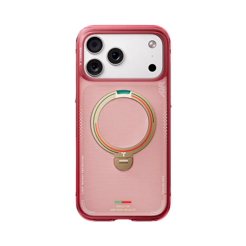 TORRAS- iPhone 17 系列-Ostand Q3 Air 足球系列 旋轉支架防摔氣囊手機殼 - 6
