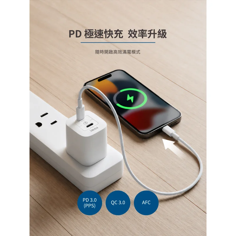 IMOS 45W Max閃電快充充電器(雙 Type-C) 商品特色