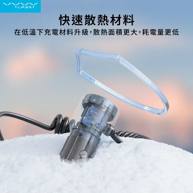 【Vyvylabs】66W閃充雙路彈簧快充車載充電器 USB+Type-C孔 - 8