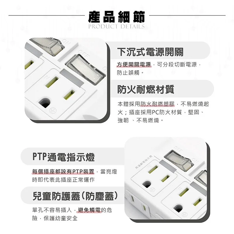 Palladium K-103PAL 35W 氮化鎵延長線 - 5