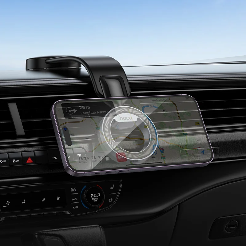Hoco-H71 圖騰環形磁吸車載支架-中控台 商品特色