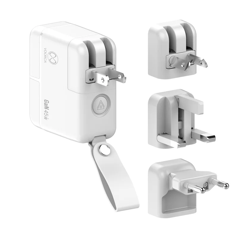 C-C 45W 氮化鎵多國充電器  商品特色