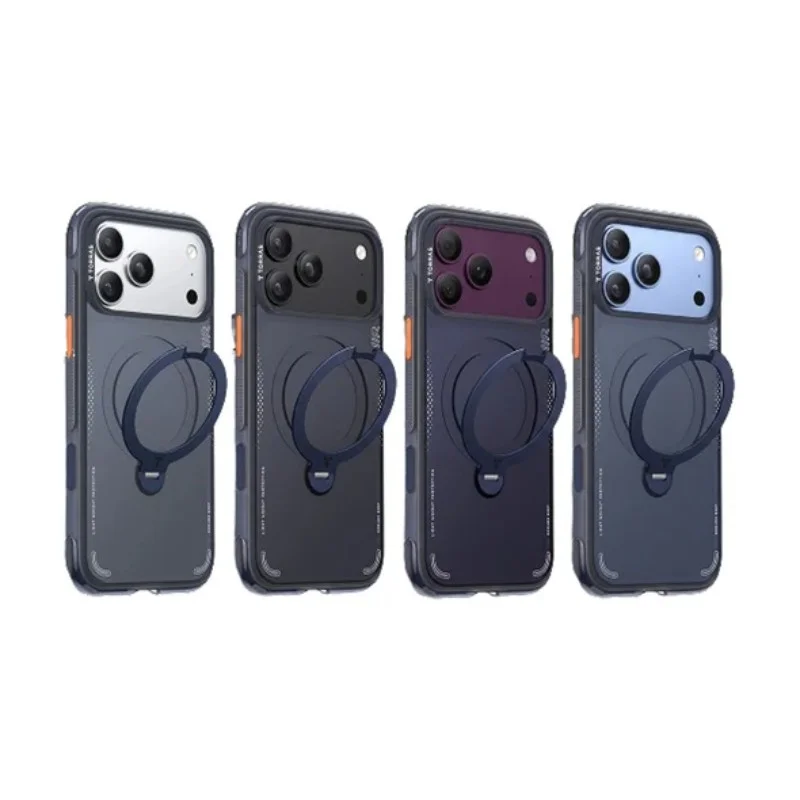 TORRAS-Ostand Q3 Air 經典防摔氣囊四象限 旋轉支架手機殼 iPhone 18 Pro 系列 - 4