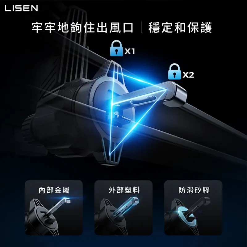 【Lisen】星源手動鎖吸盤支架 - 2