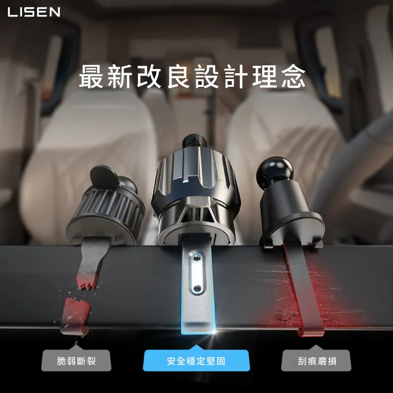 【Lisen】星源手動鎖吸盤支架 商品特色