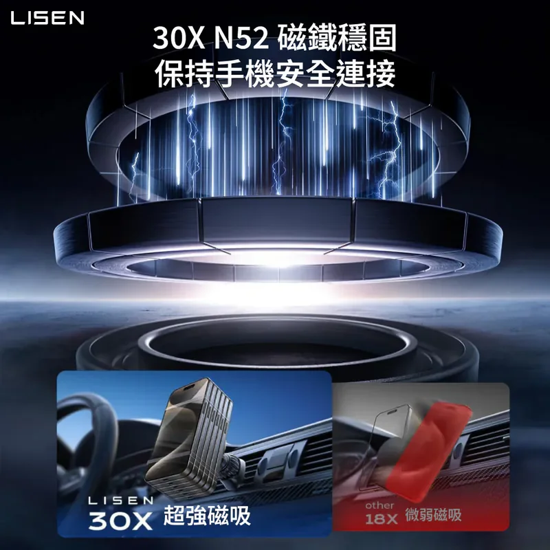 【Lisen】MagSafe 新月磁吸支架 商品特色