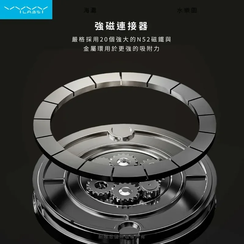【Vyvylabs】Z01 360°旋轉磁吸摺疊車載支架 商品特色