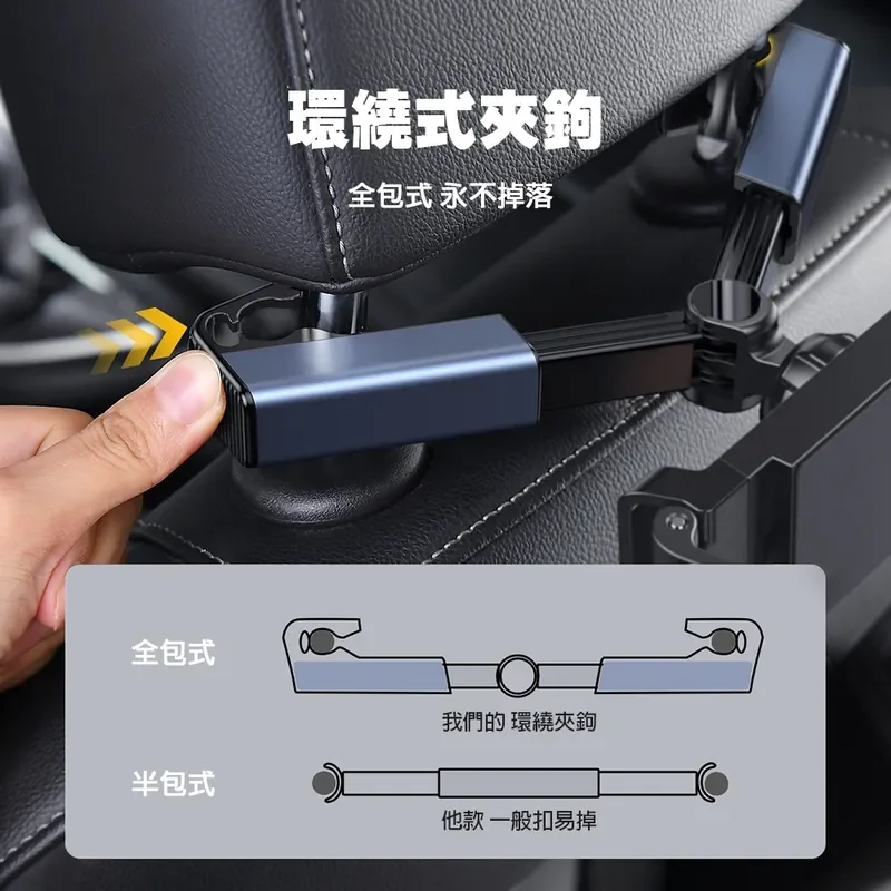 【Lisen】巨力車載後枕支架 - 5