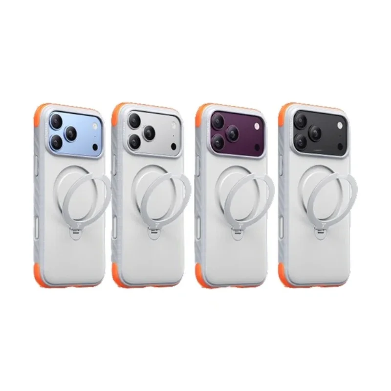 TORRAS-Ostand Q3 Rugg 撞色四象限 旋轉支架手機殼 iPhone 18 Pro 系列 - 5