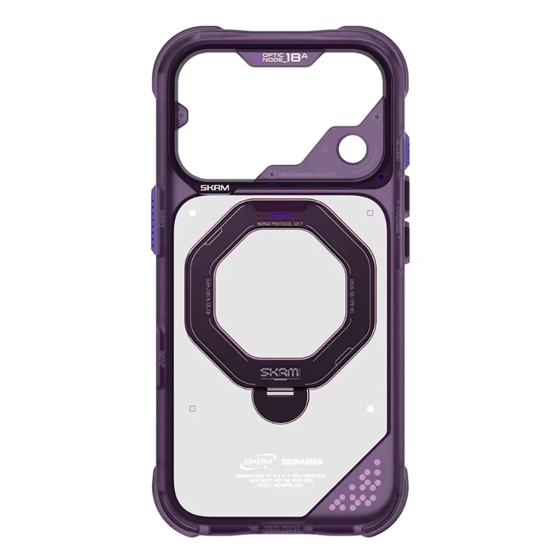 SKINARMA 日本東京 Saturn 360°旋轉星環支架磁吸手機殼 iPhone 18 系列 - 5