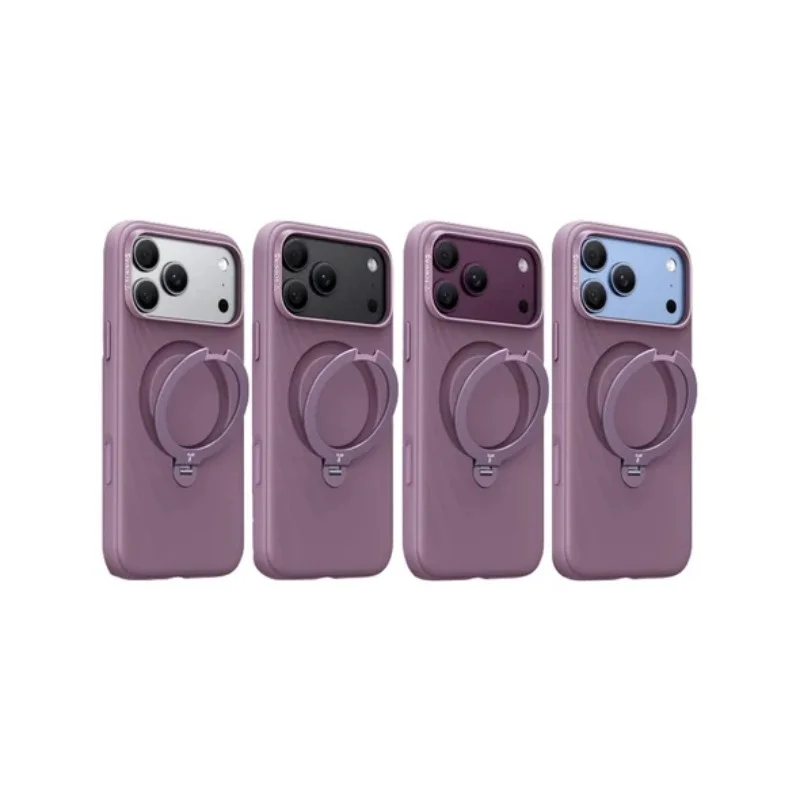 TORRAS-Ostand Q3 Wind 風紋矽膠四象限 旋轉支架手機殼 iPhone 18 Pro系列 - 8