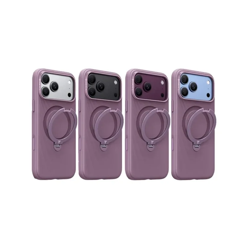 TORRAS-Ostand Q3 Wind 風紋矽膠四象限 旋轉支架手機殼 iPhone 18 Pro系列 商品特色