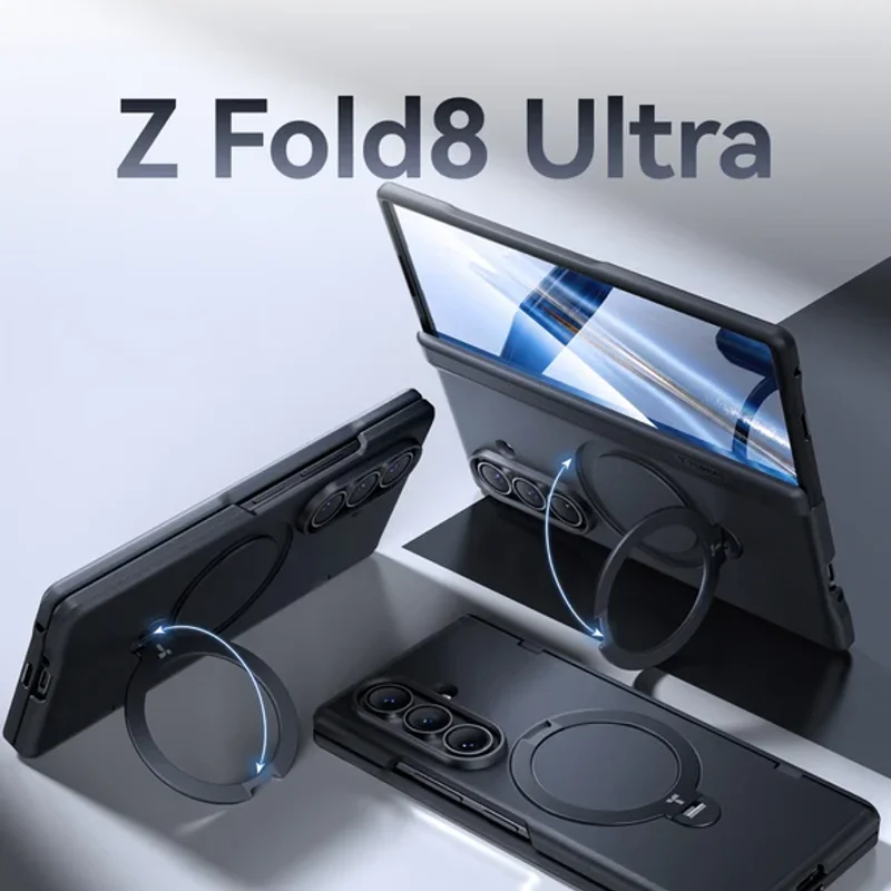 TORRAS-Samsung Galaxy Z Fold8 Ultra-Ostand Q3 Spin MagSafe 支架防摔手機殼 商品特色