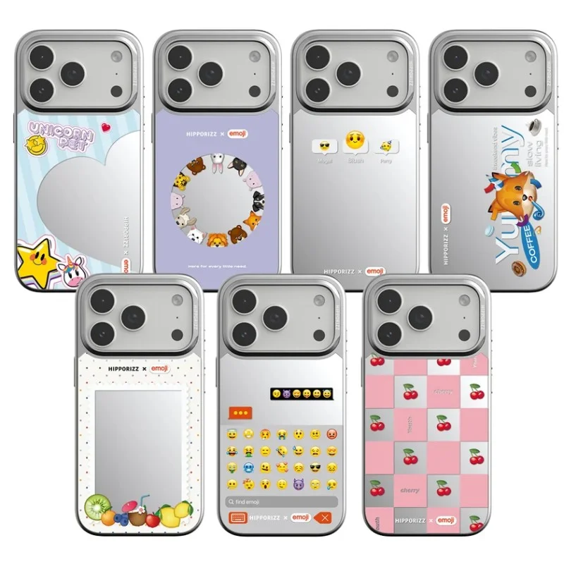 HIPPORIZZ ╳ emoji Mirra 鏡面磁吸支架殼 - 1