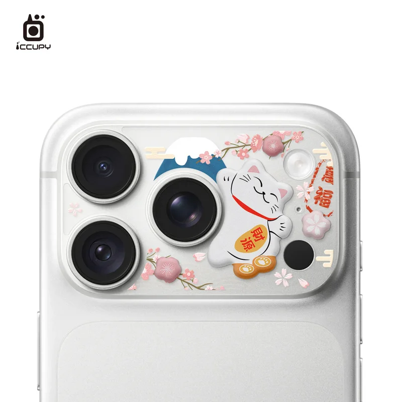 ICCUPY-iPhone18 / 17系列 立體泡泡貼 9H彩繪鏡頭底座貼 商品特色