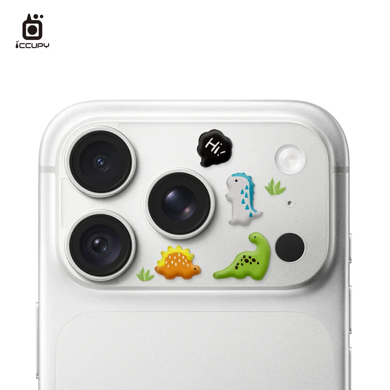 ICCUPY-iPhone18 / 17系列 立體泡泡貼 9H彩繪鏡頭底座貼 商品特色