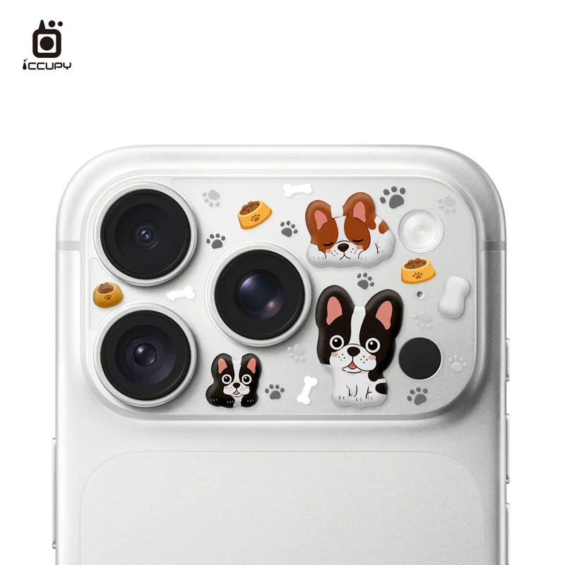 ICCUPY-iPhone18 / 17系列 立體泡泡貼 9H彩繪鏡頭底座貼 商品特色