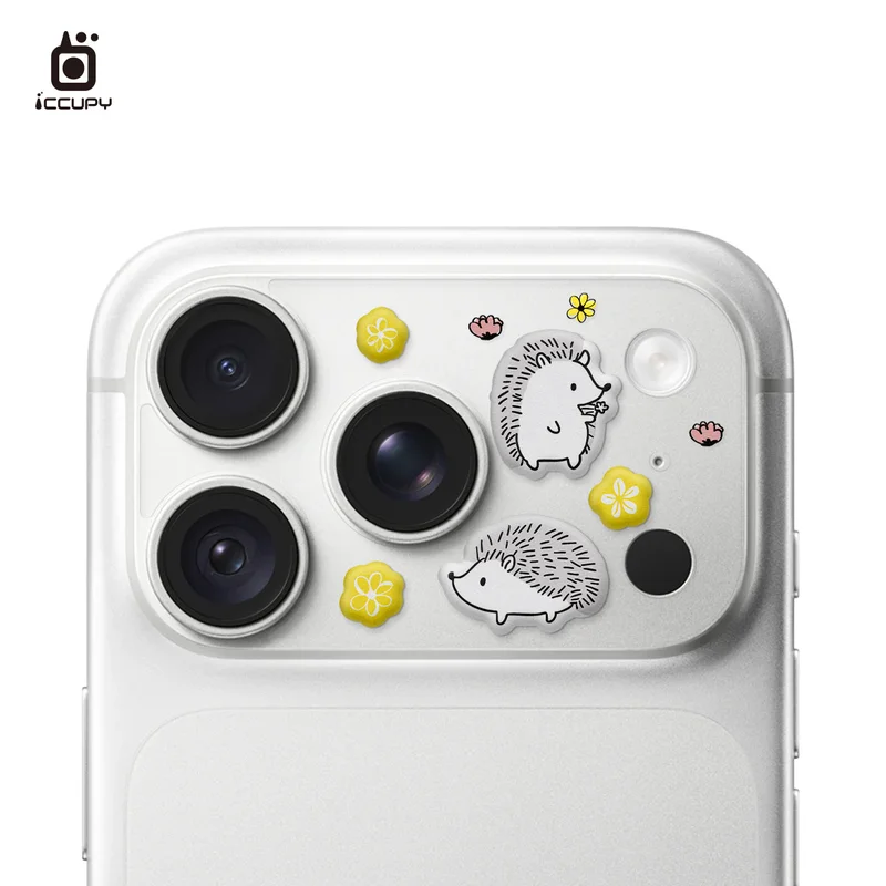 ICCUPY-iPhone18 / 17系列 立體泡泡貼 9H彩繪鏡頭底座貼 商品特色
