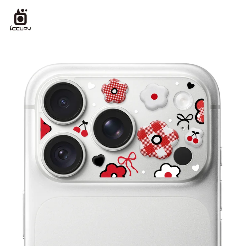 ICCUPY-iPhone18 / 17系列 立體泡泡貼 9H彩繪鏡頭底座貼 商品特色