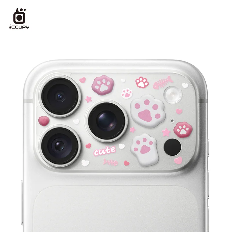 ICCUPY-iPhone18 / 17系列 立體泡泡貼 9H彩繪鏡頭底座貼 商品特色
