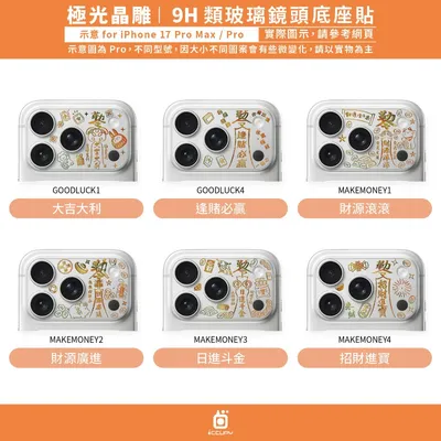 ICCUPY-iPhone18 / 17系列 極光晶雕鏡頭底座貼