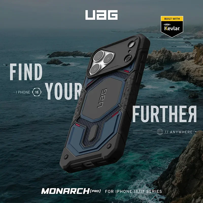 【UAG】-iPhone 18 磁吸頂級特仕版耐衝擊鏡頭保護殼 商品特色