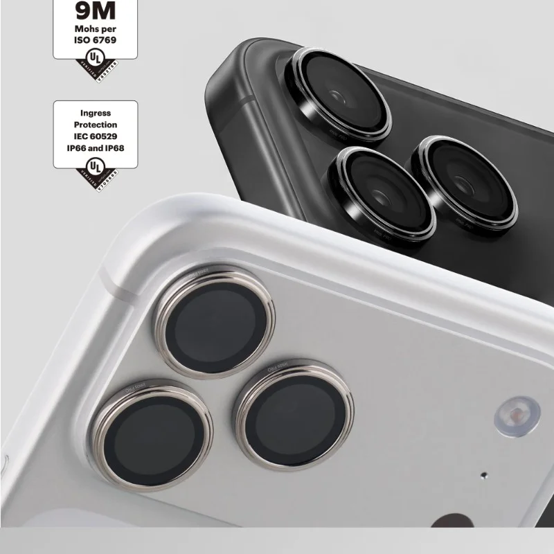 iPhone18 Pro/Pro Max 藍寶石鏡頭保護鏡 (三顆)-6色 - 1