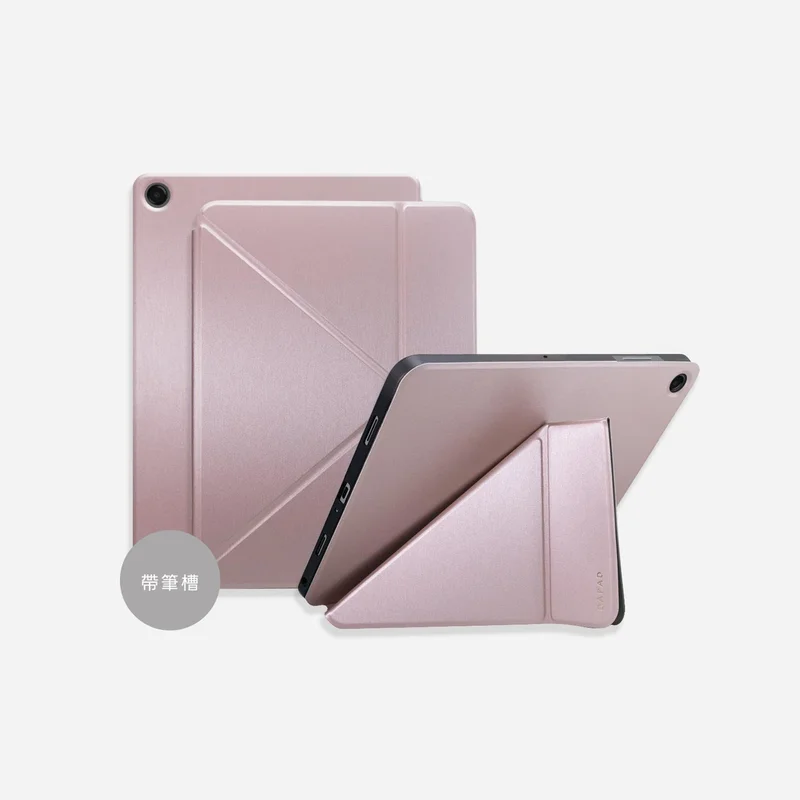 Dapad-SAMSUNG A11＋／A9＋ 大字立架平板側掀皮套-帶筆槽 - 1